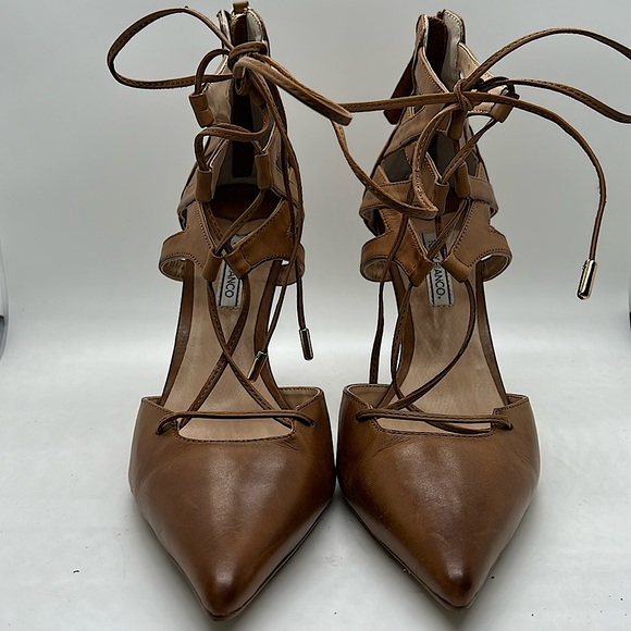 Tony Bianco NWT Sexy Tan Monaco Pointed Toe Stiletto Heels Shoes **Size 9**🔥🔥 - Picture 2 of 7